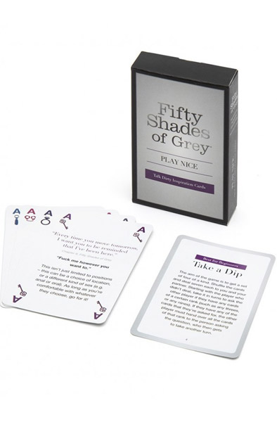 Fifty Shades of Grey Talk Dirty Inspiration Cards Kortspel