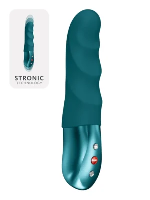 Fun Factory Stronic Petite Thrusting Pulsator Bottle Green Dildo med vibrator
