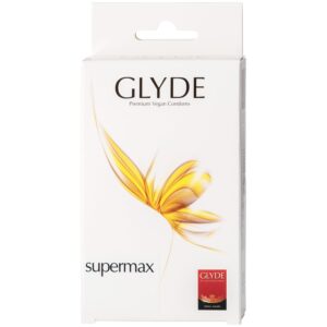 Glyde Supermax Veganska Kondomer 10 st - Klar