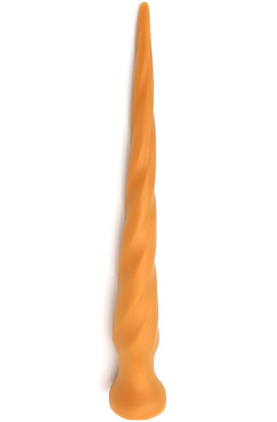 Gold Play Twist Small 45cm Ø5,5cm Extra lång analdildo
