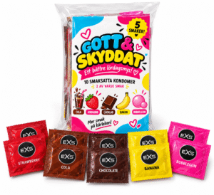 Gott & Skyddat - 10 smaksatta kondomer