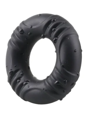 Great Fit Silicone Cock Ring Black Penisring
