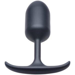 Heavy Hitters Large Viktad Buttplug 15,8 cm - Svart