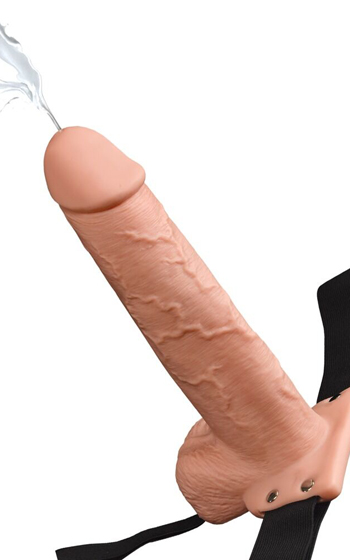 Hollow Squirting Strap-On 22 cm