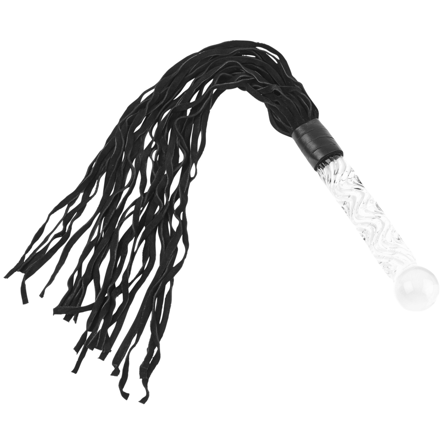 Icicles Piska Med Glasdildo Handtag 66 cm - Clear