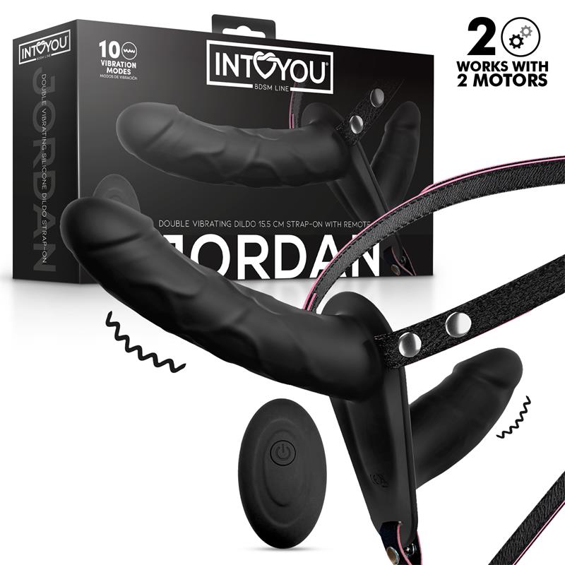 Jordan Dubbel Strap-On Vibrator