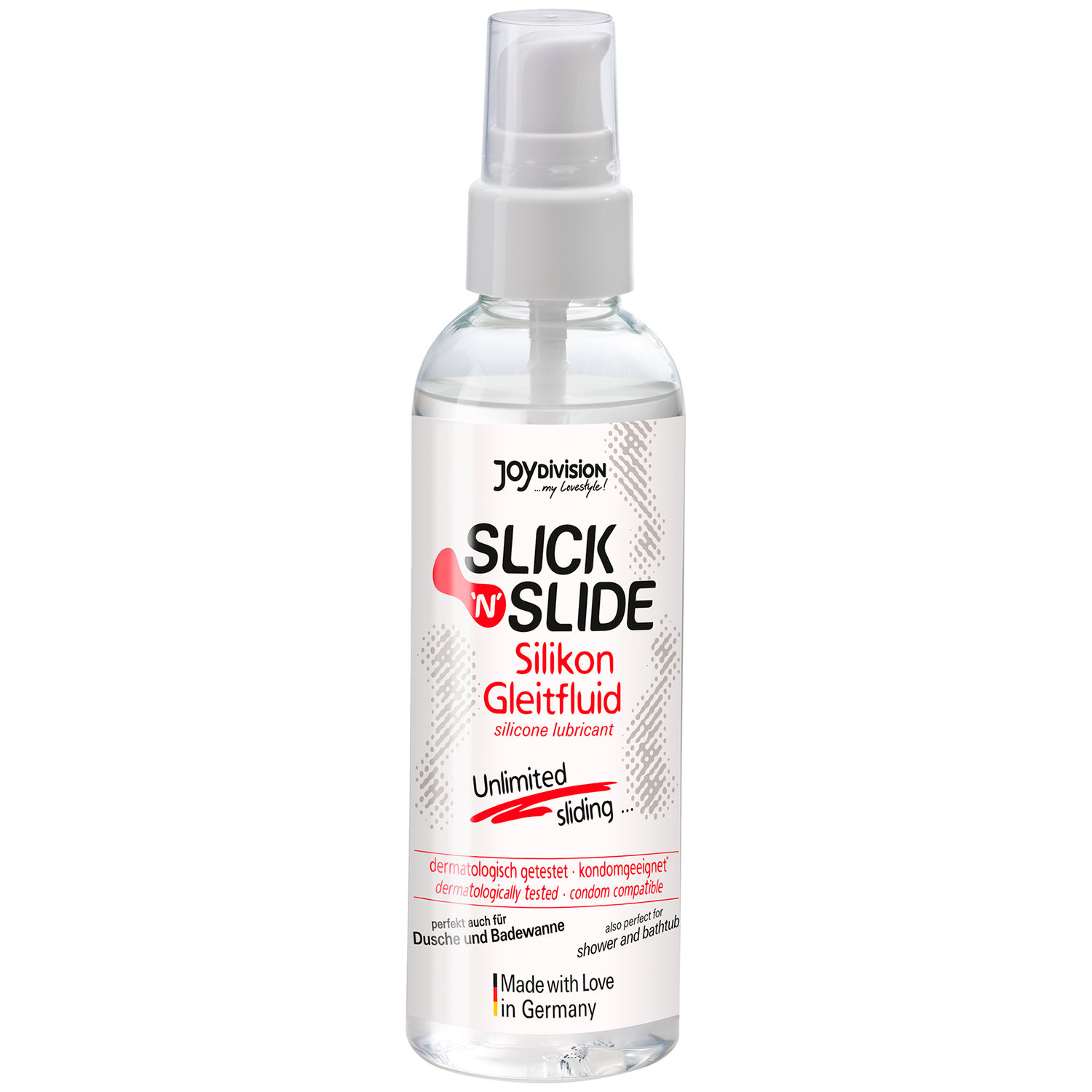 JoyDivision Slick'n'Slide Silikon Glidmedel 100 ml - Klar