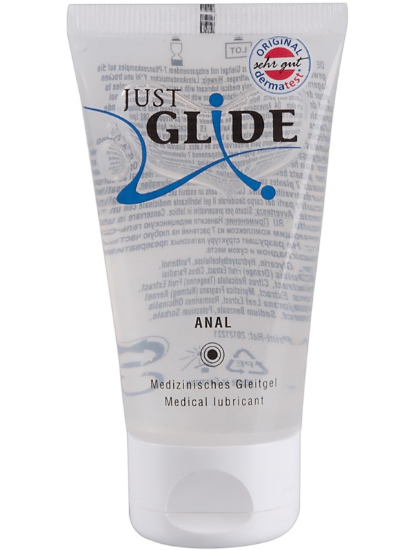 Just Glide: Anal, Vattenbaserat Glidmedel