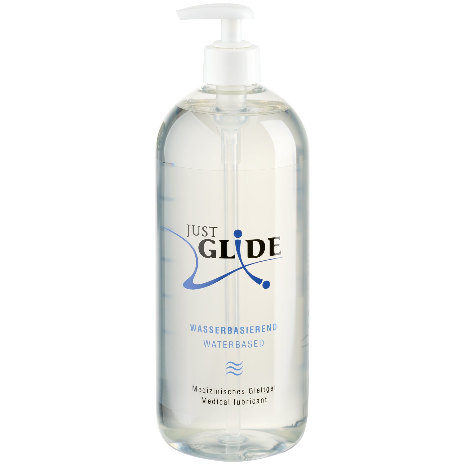 Just Glide Vattenbaserat Glidmedel 1000 ml - Klar