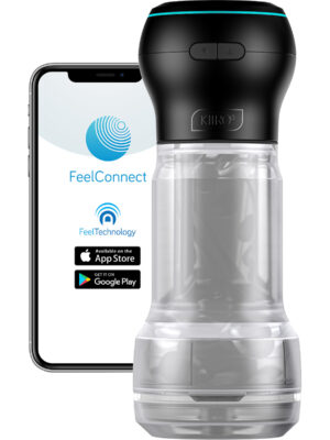 Kiiroo: Feel Crystal Pocket Stroker + PowerBlow