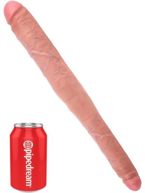 King Cock: Realistisk Dubbeldildo, 41 cm