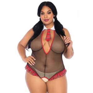 LEG AVENUE - SCHOOLGIRL GRENLÖS BODY - PLUS SIZE