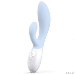LELO - INA 3 RABBIT VIBRATOR - BLÅ