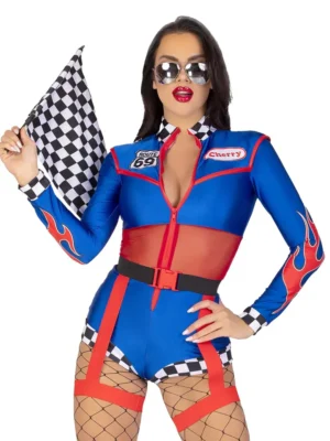 Leg Avenue Cherry Bomb Racer L Rollspel & Maskerad