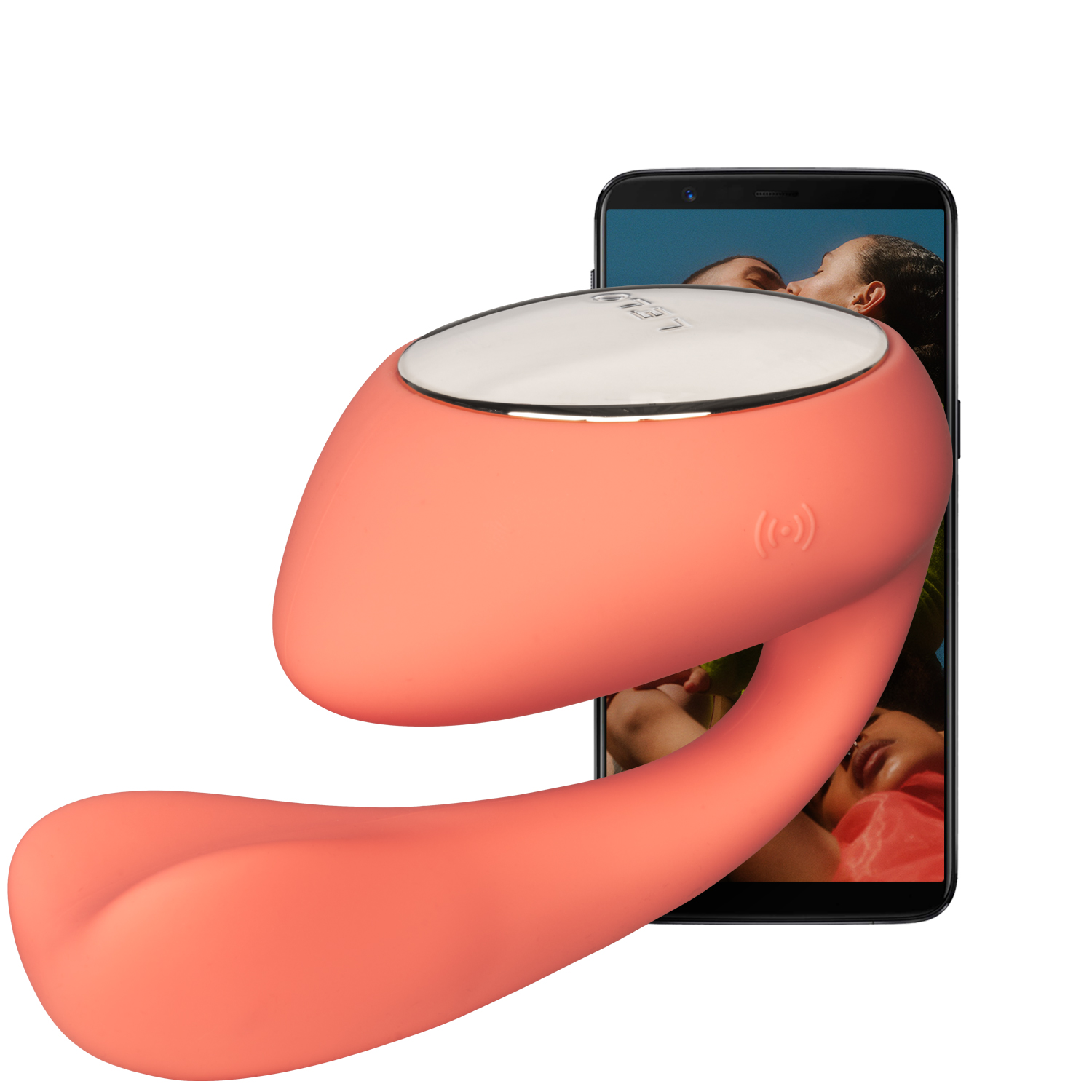 Lelo IDA Wave Appkontrollerad Wavemotion Parvibrator - Korall