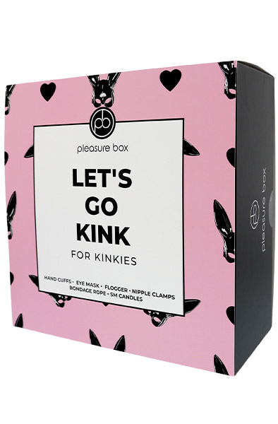 Let’s Go Kink Pleasure Box for Kinkies Bondage paket