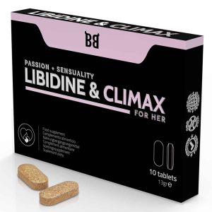 Libidine & Climax - Ökar sexlusten + Intensivare orgasmer - Kosttillskott för kvinnor - 10 tabletter