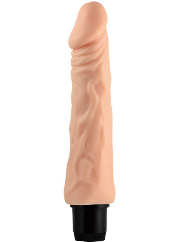 LoveToy: Real Feel Cyberskin Dildovibrator, 20 cm