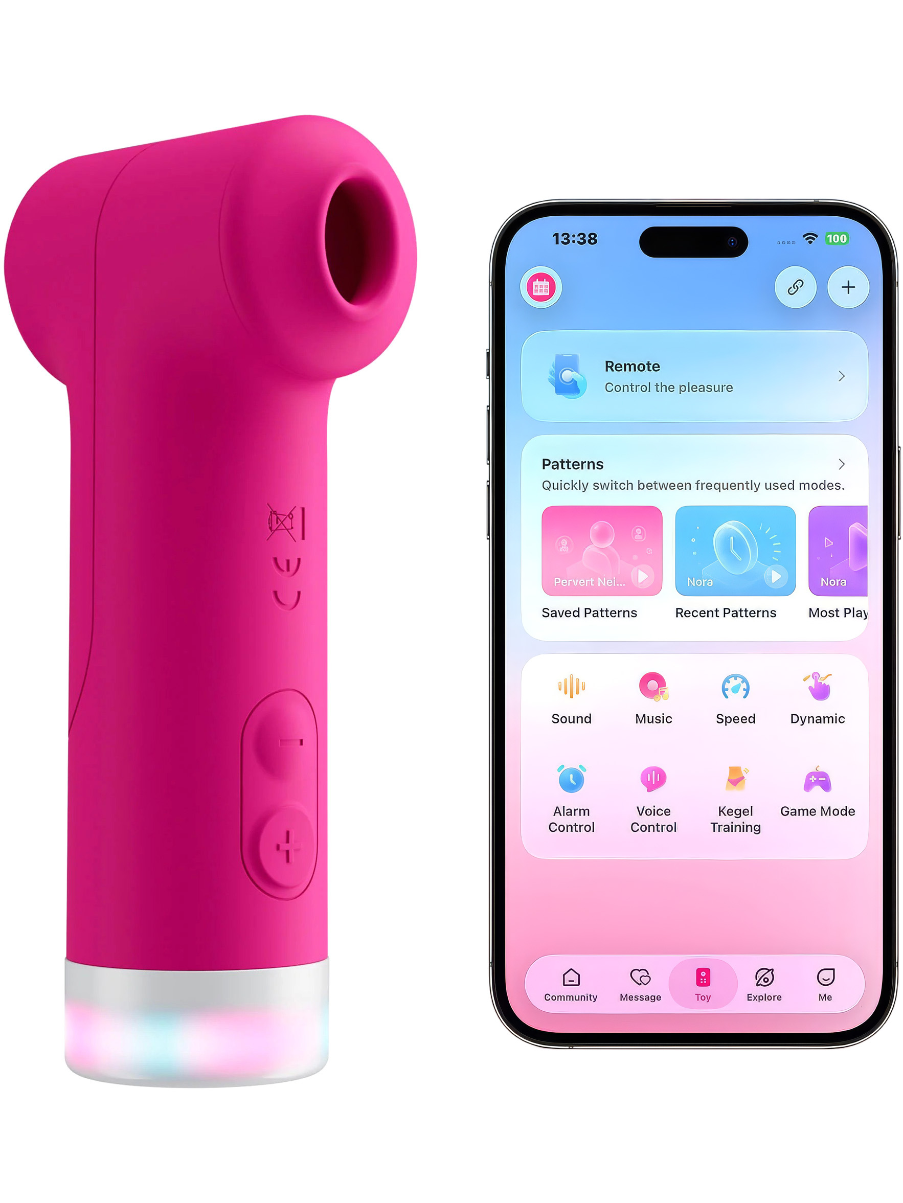 Lovense: Fizz, Appstyrd Sug & Tapping Klitorisvibrator
