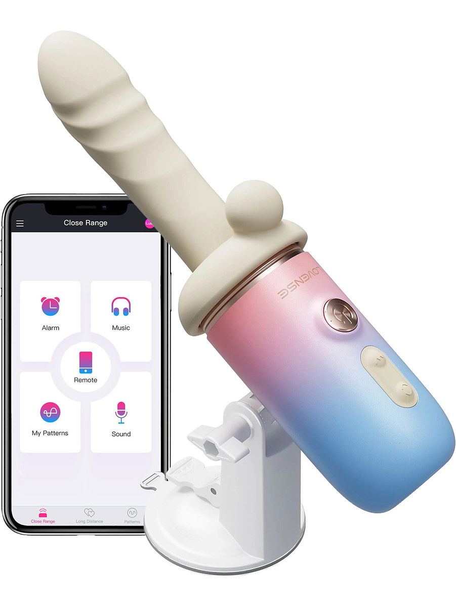 Lovense: Spinel, Appstyrd Bärbar Thrusting-Dildo