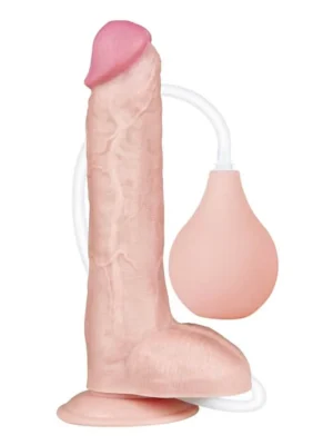 Lovetoy Squirt Extreme Dildo Flesh 25,5 cm Sprutande dildo