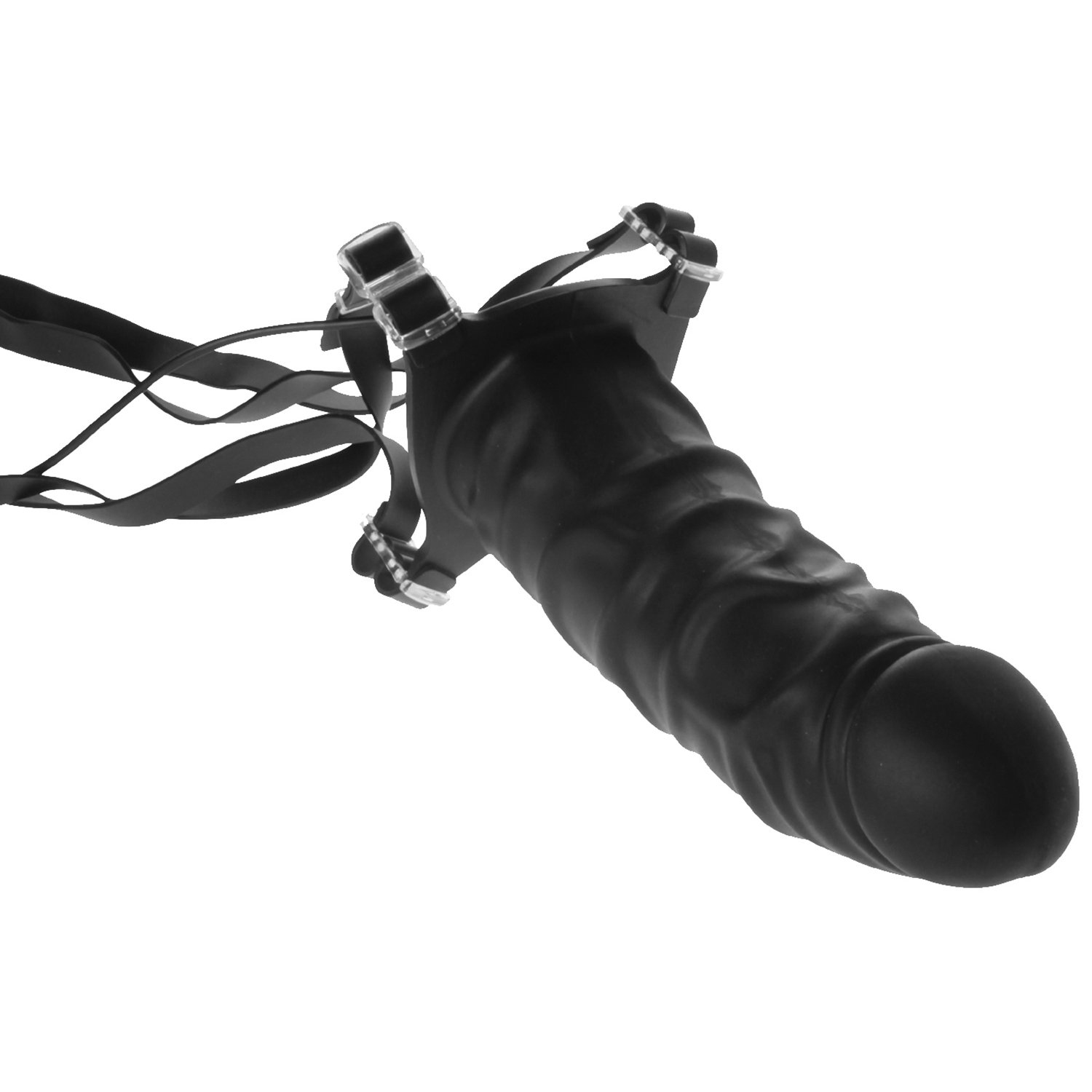 Malesation Homeboy Hollow Strap-on Vibrator 19 cm - Svart