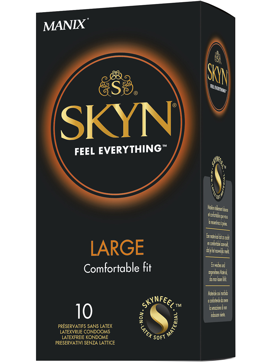 Manix: Skyn Large Kondomer, 10-pack