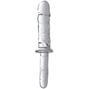 Master Series Brutus Glasdildo Thruster 29 cm - Klar