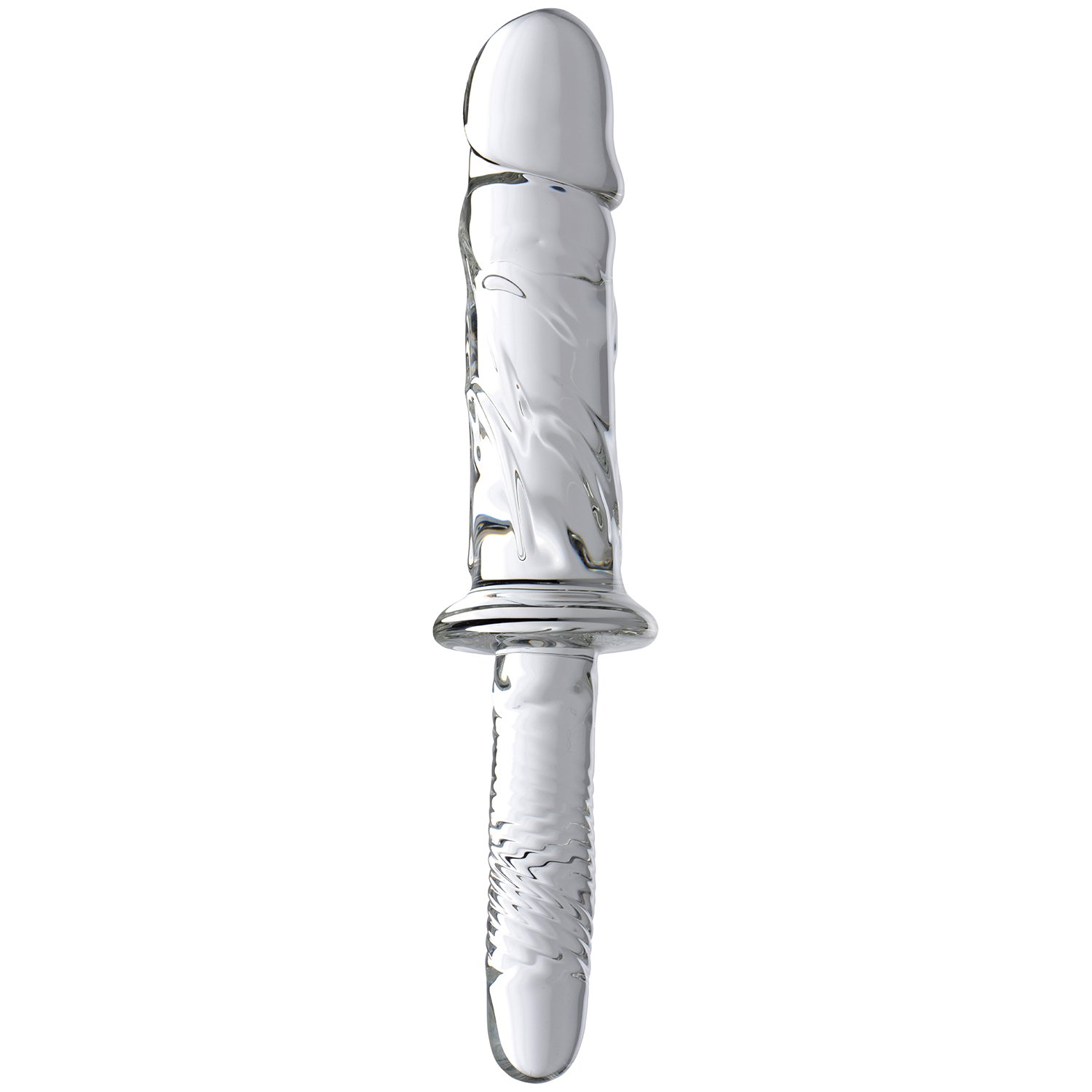 Master Series Brutus Glasdildo Thruster 29 cm - Klar