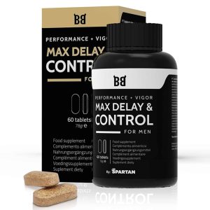 Max Delay & Control - Maximal Prestanda - Kosttillskott för män - 60 Tabletter