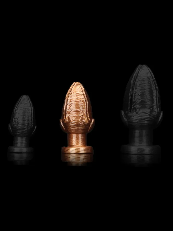 Metallic Fantasy Goldnut Plug Medium 15 cm XL Buttplug