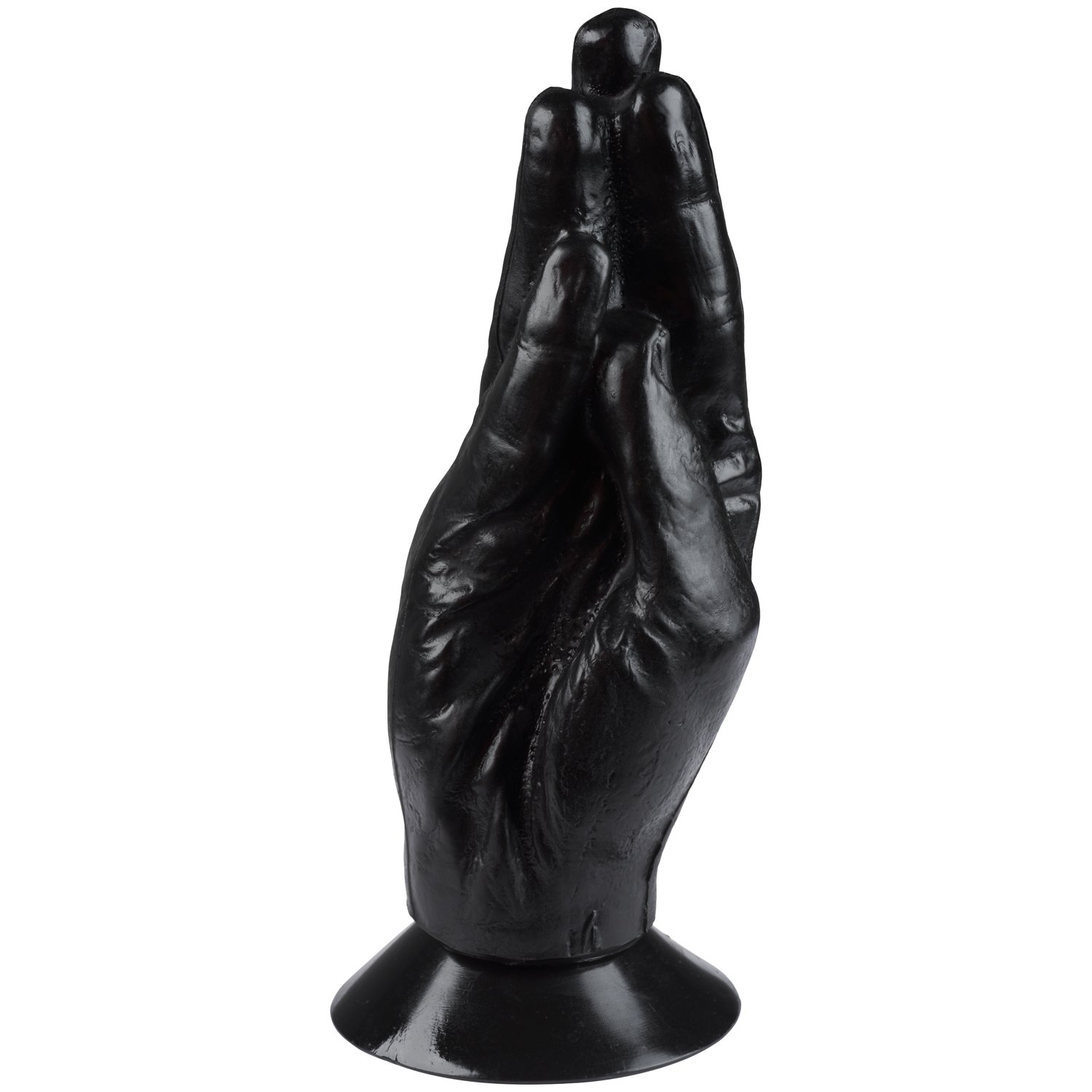 Mister B All Black Otto Fisting Dildo med Sugpropp 20 cm - Svart