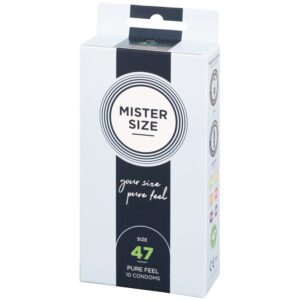 Mister Size Pure Feel Kondomer 10 st (47-69 mm) - Clear