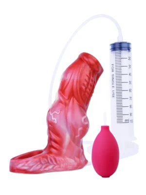 MonsterRed Angy Squirt Sleeve 12 cm Penisöverdrag