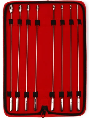 Mr Steel Rosebud Urethral Sounds 8-pack