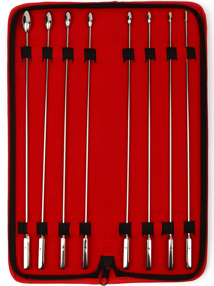 Mr Steel Rosebud Urethral Sounds 8-pack