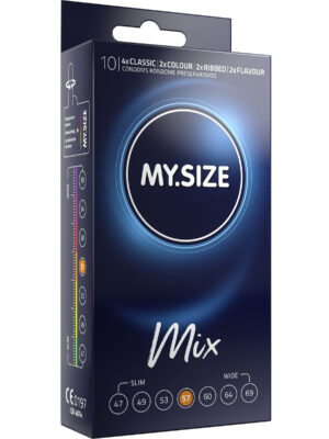 My.Size: Mix 57mm Kondomer, 10-pack