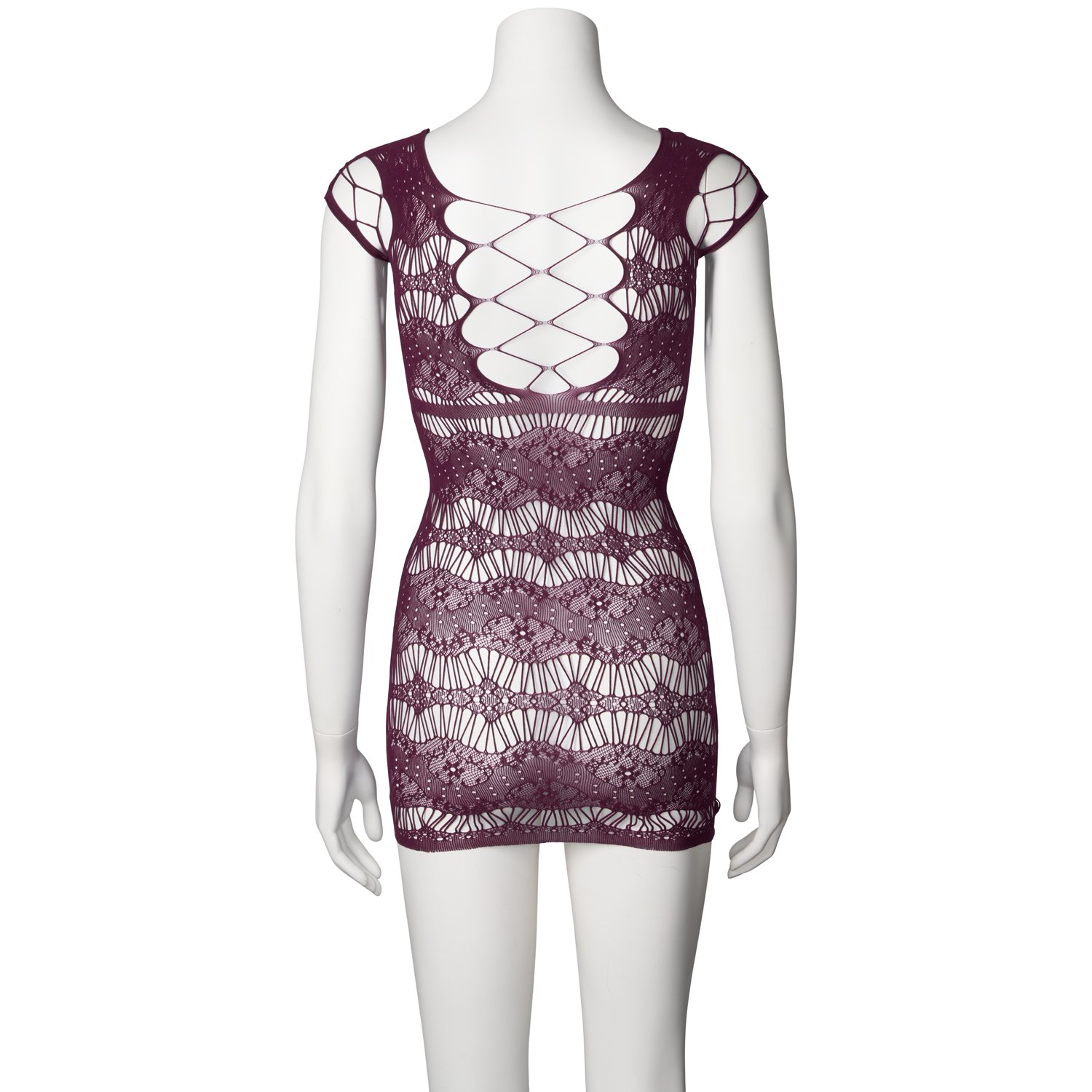 NORTIE Lilya Mini Burgundy Klänning - Röd - One size