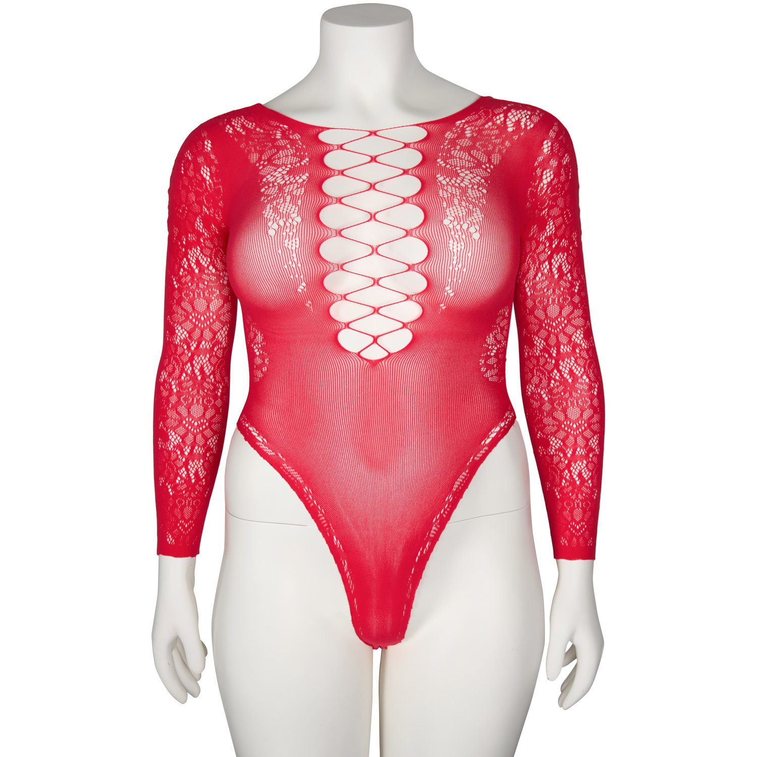 NORTIE Siggy Body Plus-Size - Röd - Plus size