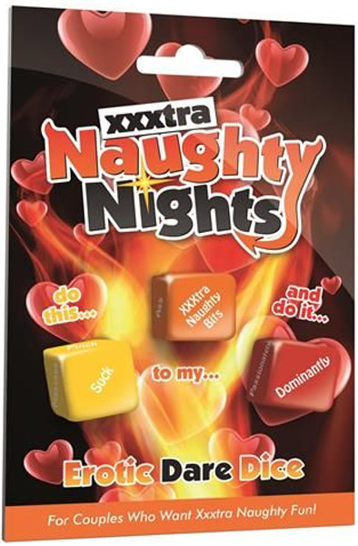 Naughty Nights Erotic Dare Dice Tärningsspel