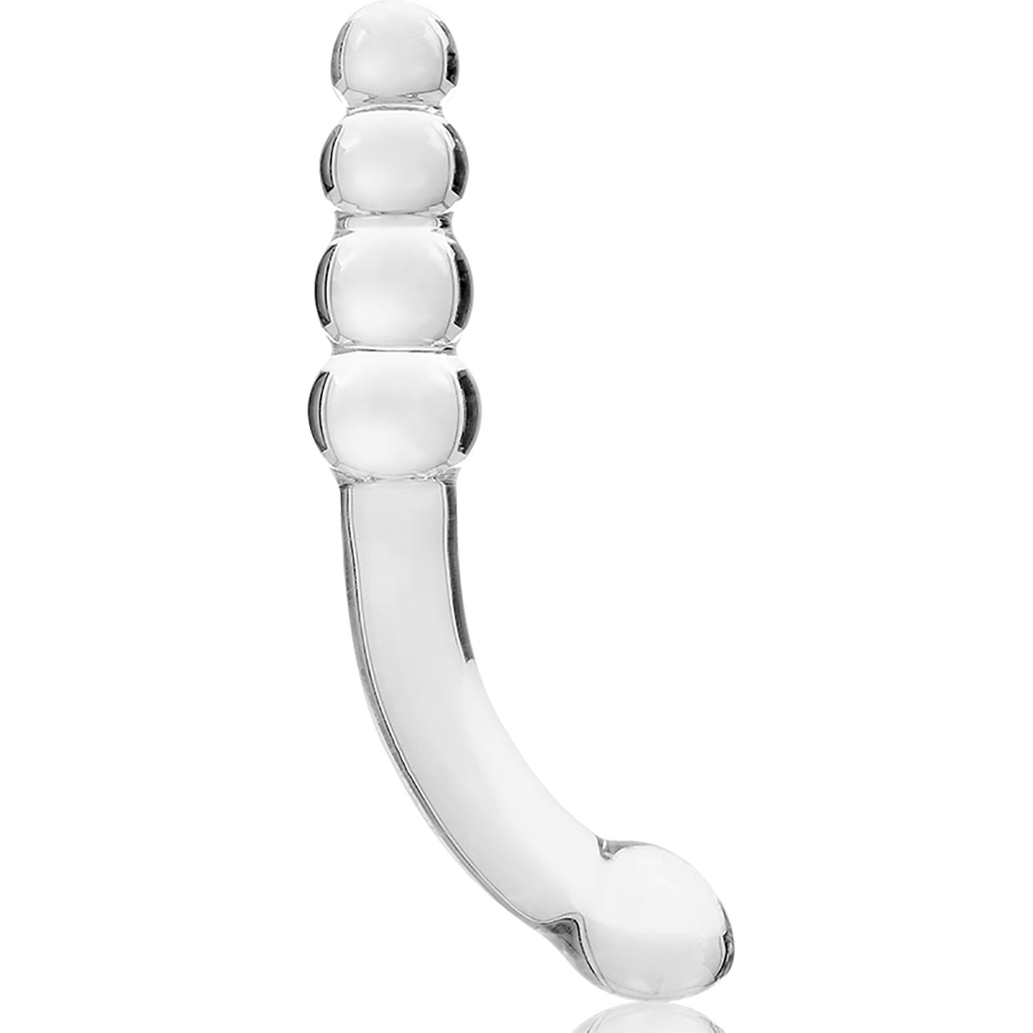 Nebula Series By Ibiza - Model 14 Glasdildo Klar 18,5 cm