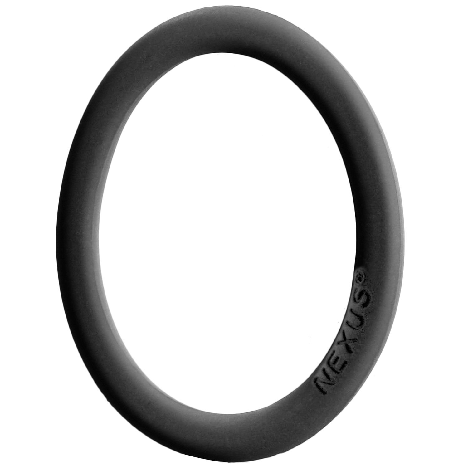 Nexus Enduro Elastisk Silikon Penisring - Svart