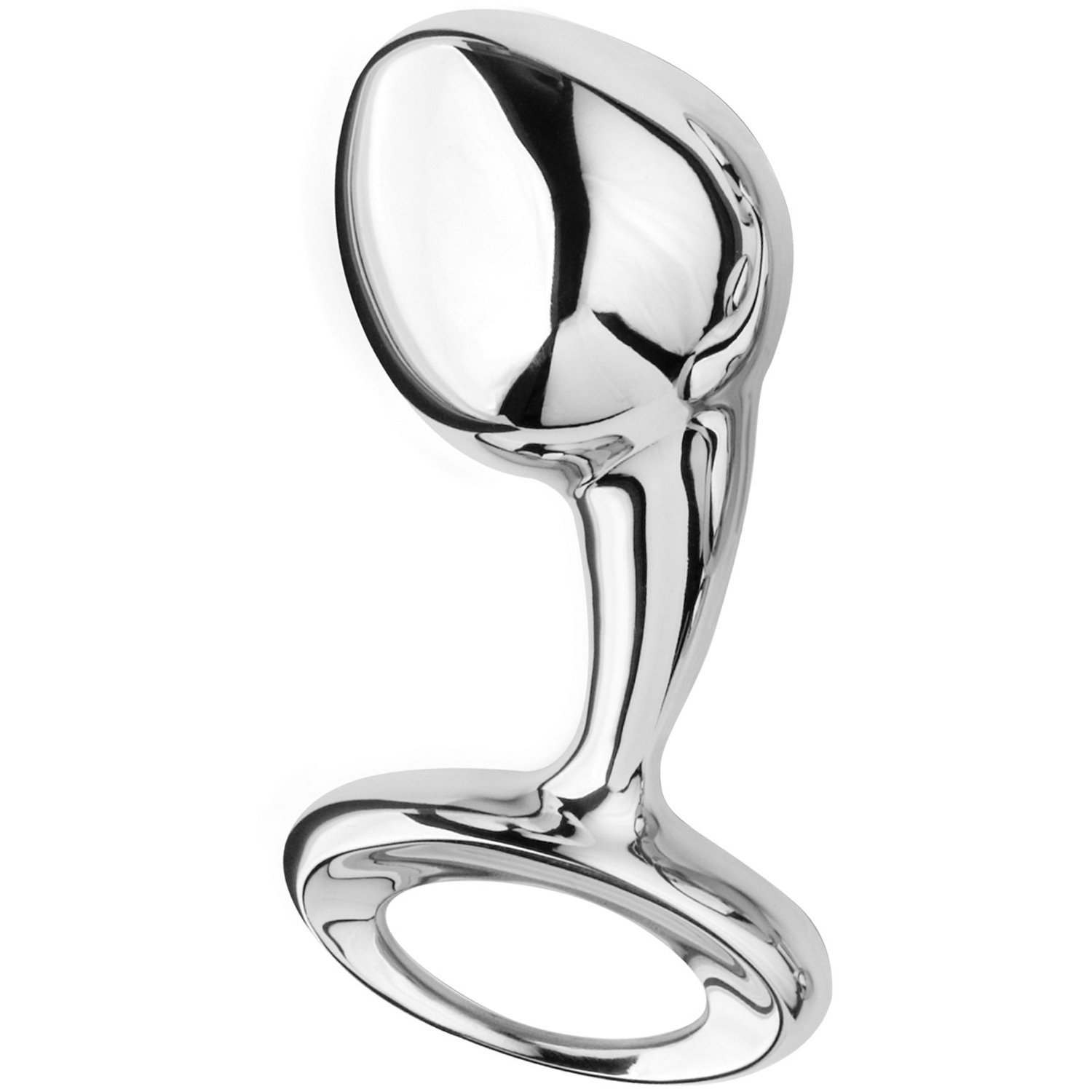 Njoy Pure Stål Buttplug Large 9 cm - Silver