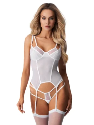 Obsessive Arrowel Corset White S/M Korsett
