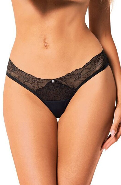 Obsessive Bella Rou Panties Black M/L Trosa