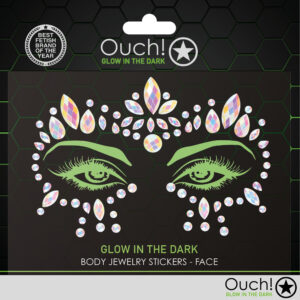 Ouch! - Body Jewelry Stickers Face - 3