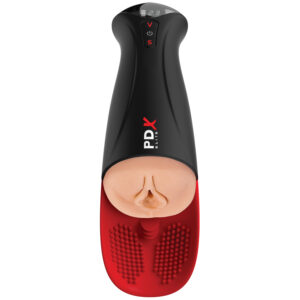 PDX Elite Fuck-O-Matic Pro XL Automatisk Masturbator - SvartRöd