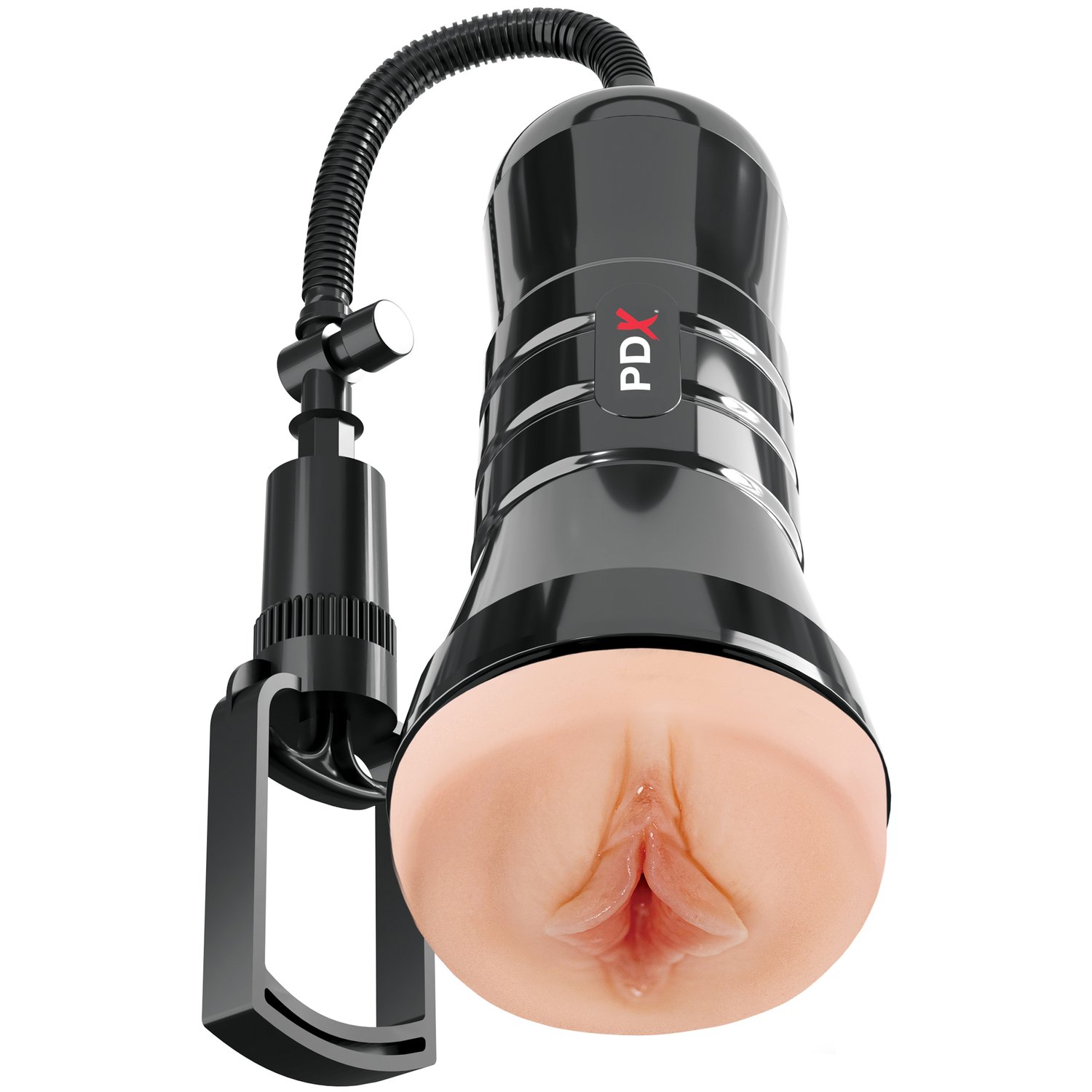 PDX Extreme Wet Pussies Super Sucker XXL Självsmörjande Masturbator - Svart