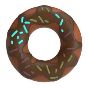 PRETTY LOVE - SUPER DONUT PENISRING BRUN
