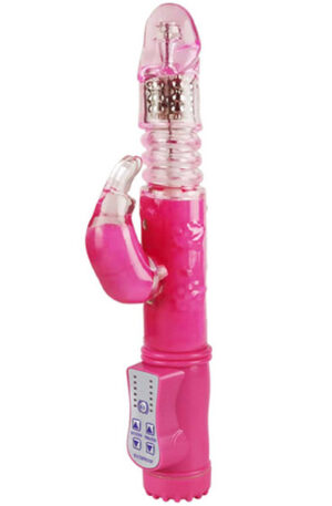Pink Thrusting Rabbit Vibrator